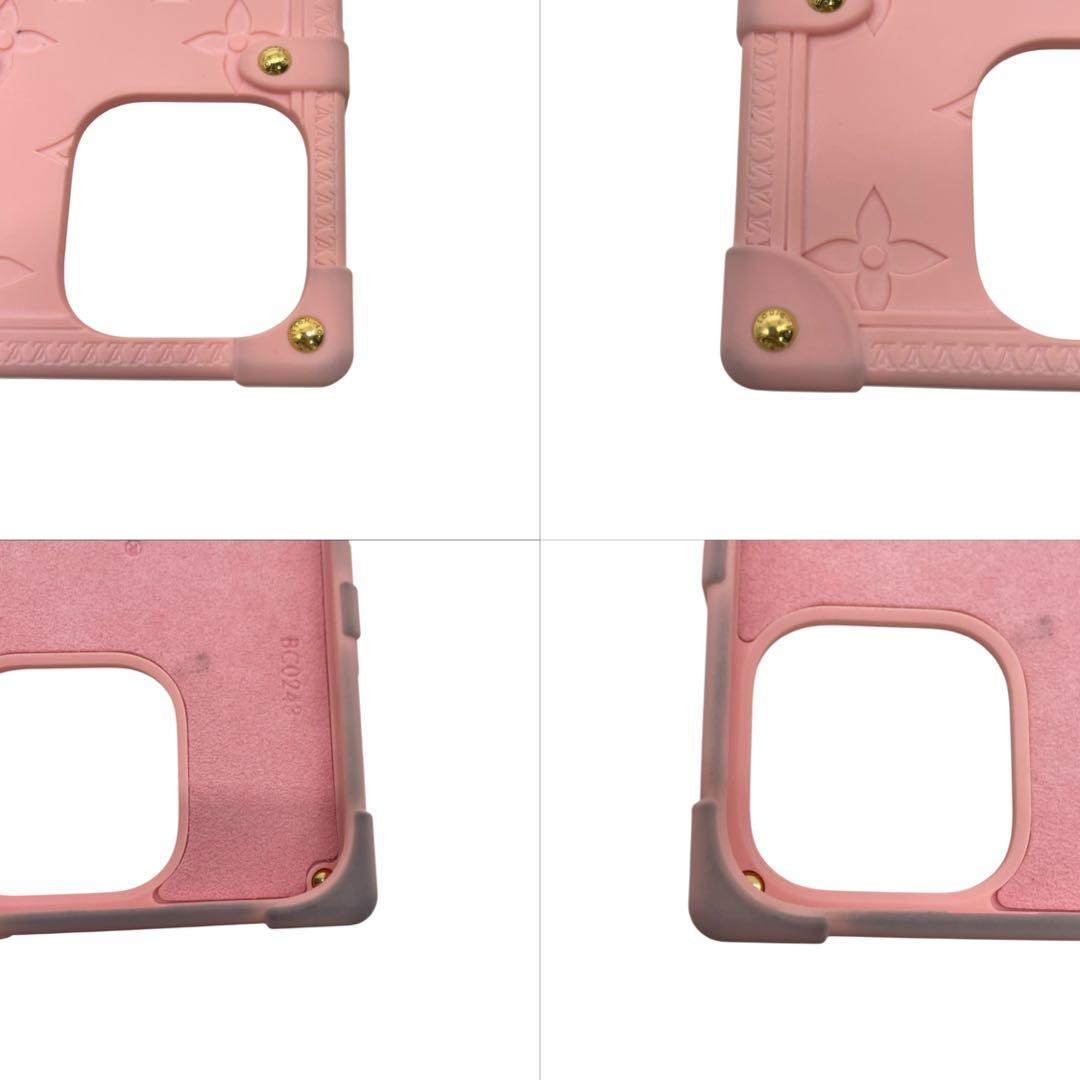 ルイヴィトン iPhone14Proケース リ トランク モノグラム チェーン