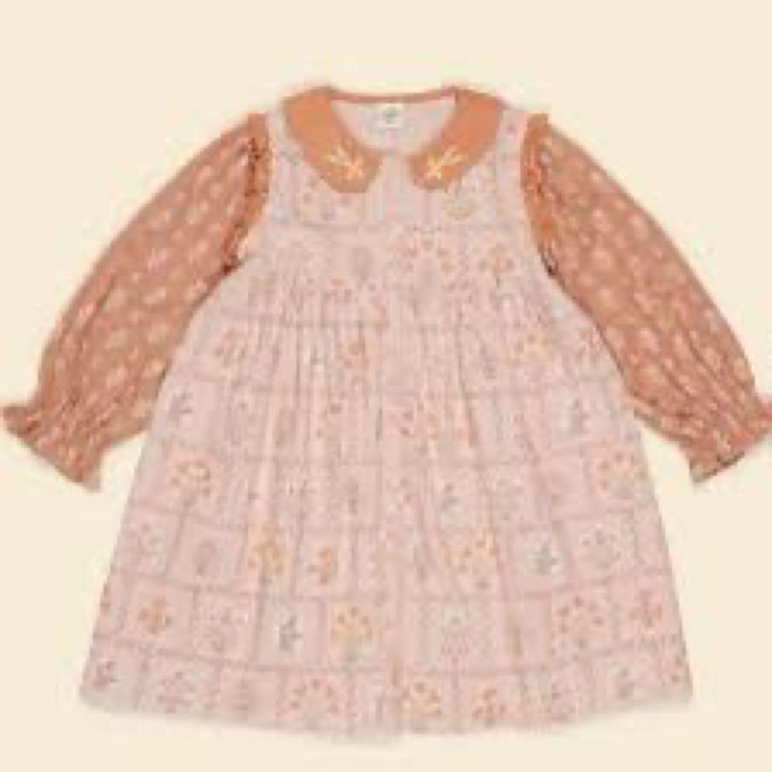 【金まで　着1】apolina maya shirtsdress 3-5y