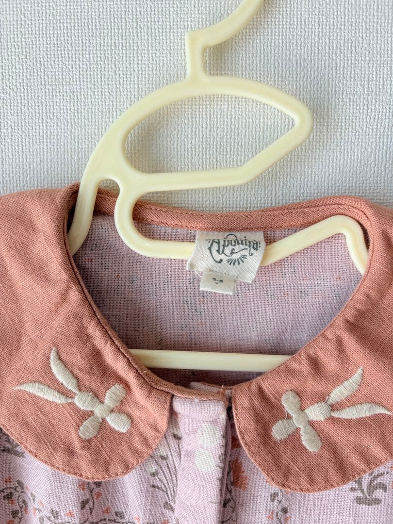 【金まで　着1】apolina maya shirtsdress 3-5y