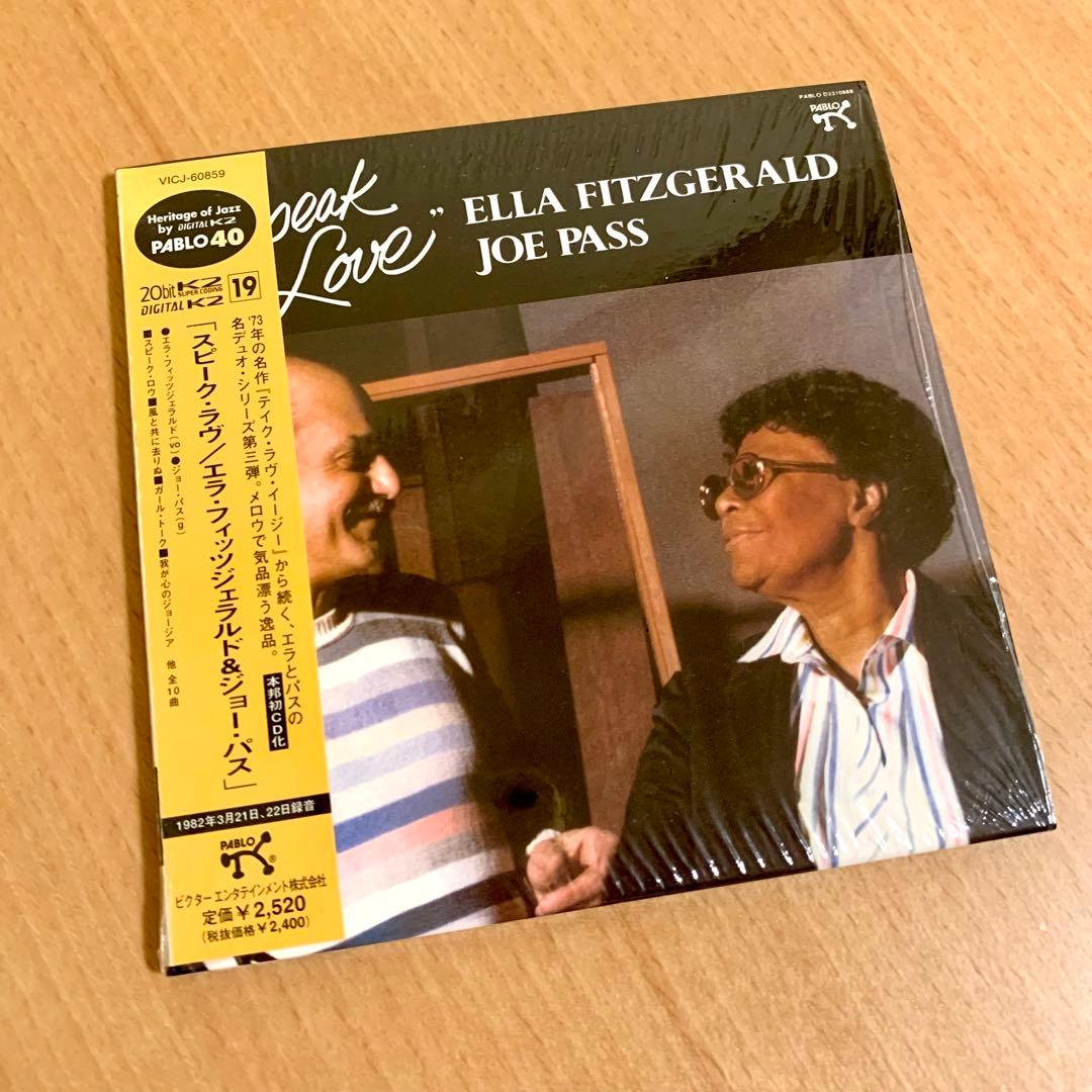 ELLA FITZGERALD＆JOE PASS／Speak Love 紙ジャケ