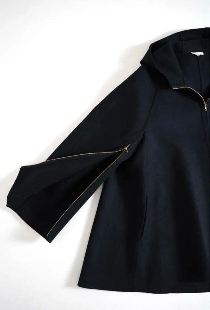 ブラミンク ダブルフェイス フーデッド コート定価17万 極美品