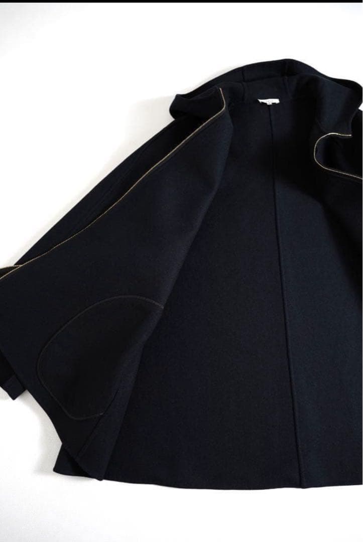 ブラミンク ダブルフェイス フーデッド コート定価17万 極美品