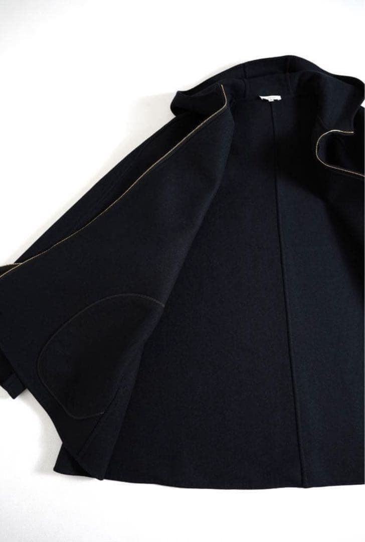 ブラミンク ダブルフェイス フーデッド コート定価17万 極美品