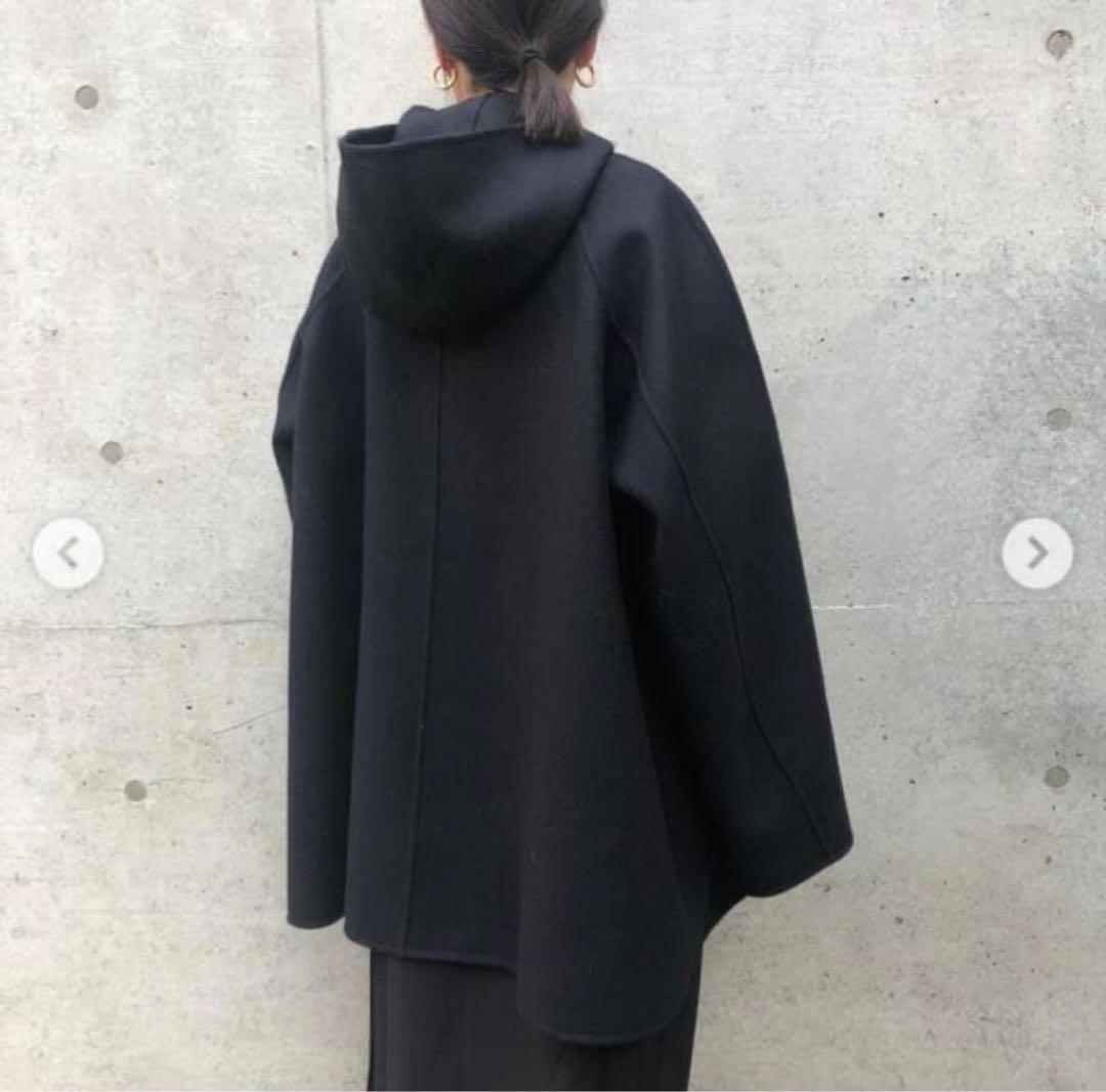ブラミンク ダブルフェイス フーデッド コート定価17万 極美品