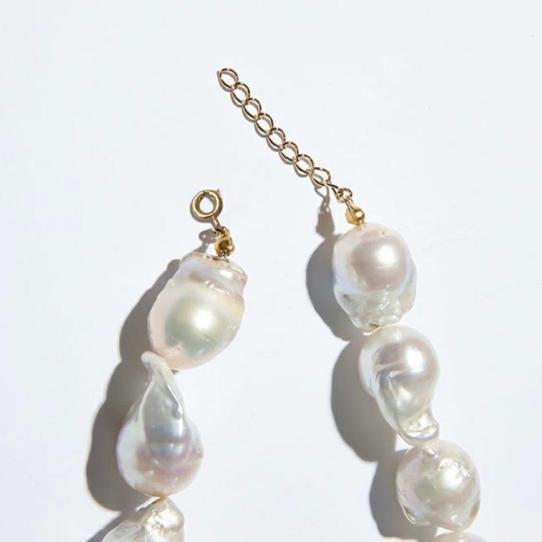 STELLAR HOLLYWOOD ビッグブロックパールネックレス