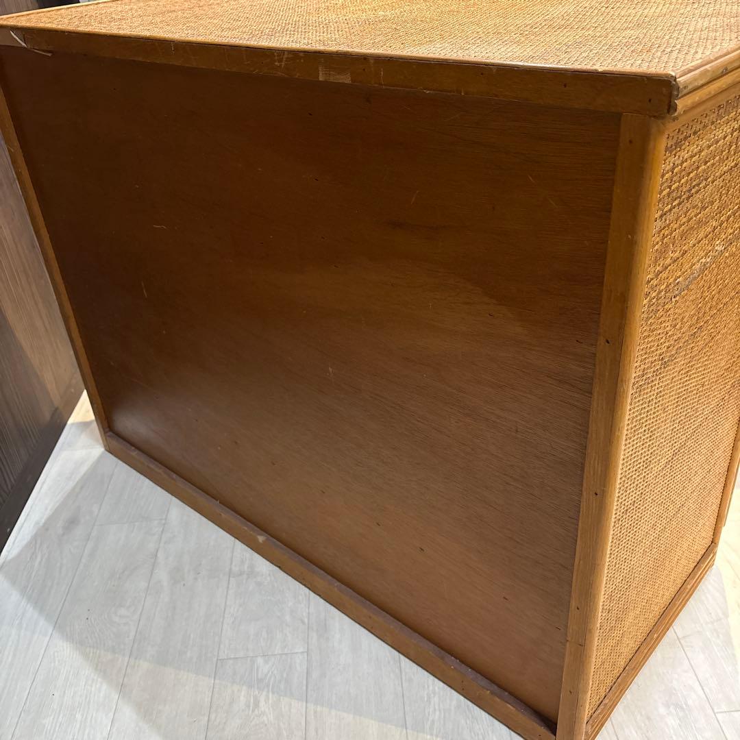 ラタン製シンプルチェスト 6引き出し