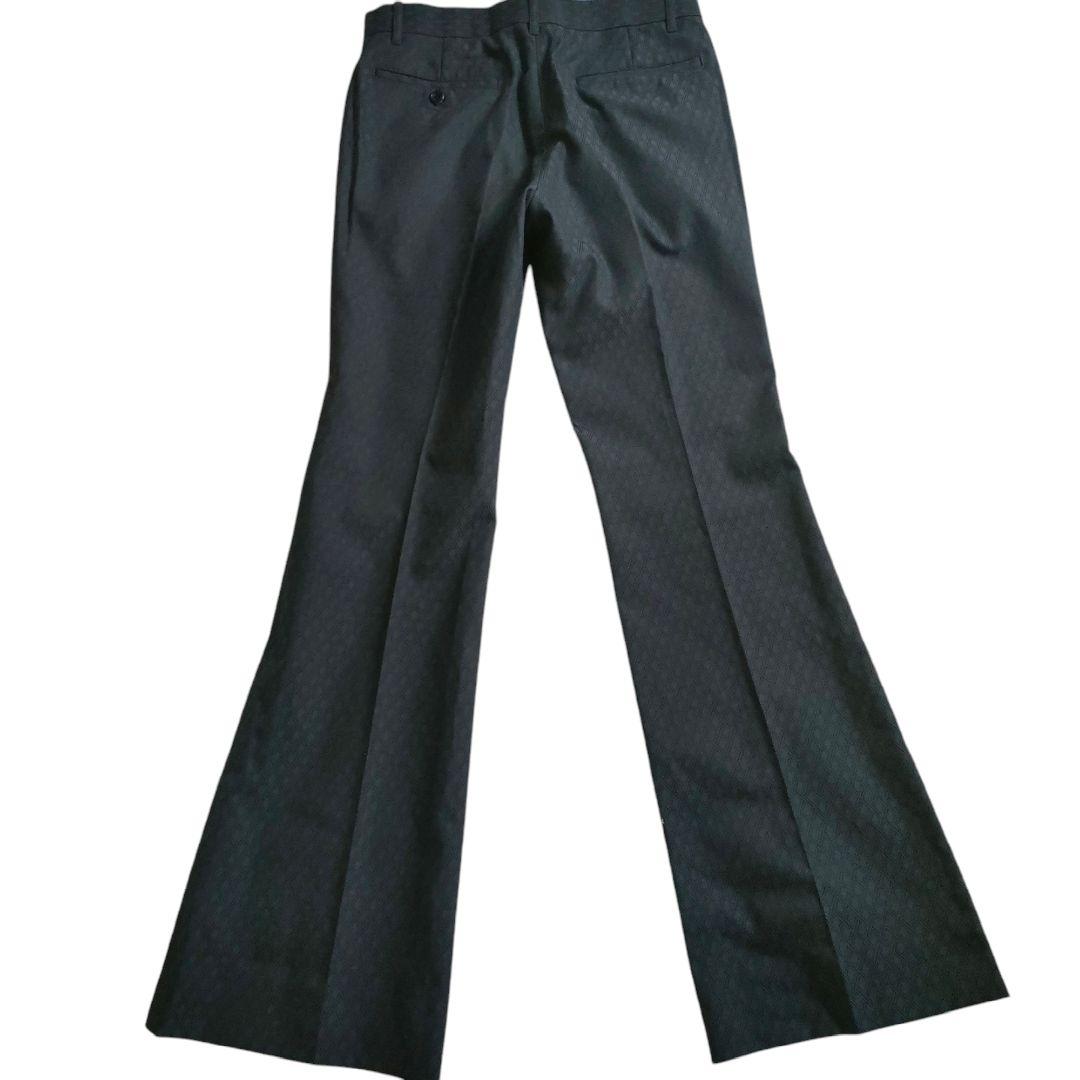 トルネードマート セットアップ ベルボトム ジオメトリック柄 ブラック L