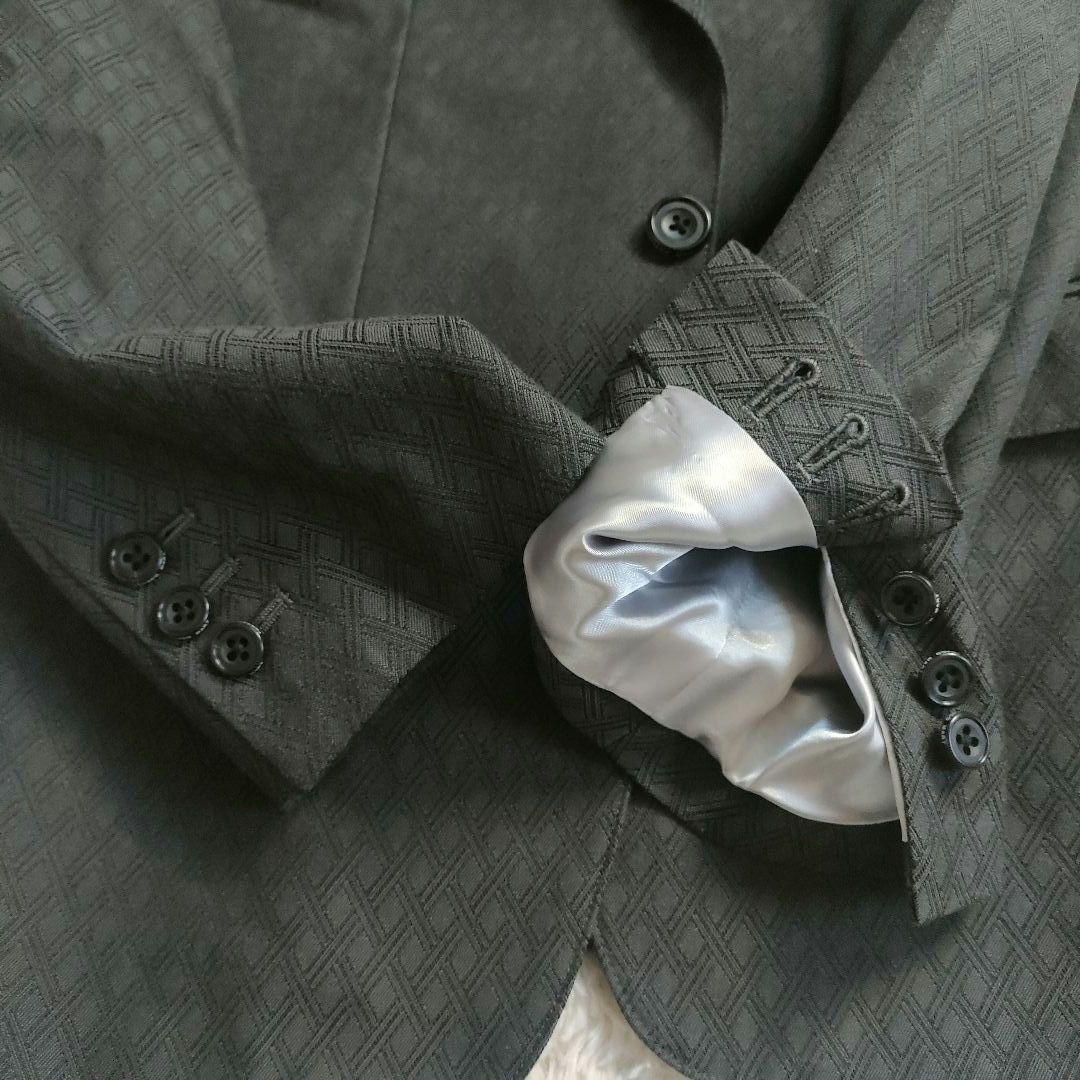 トルネードマート セットアップ ベルボトム ジオメトリック柄 ブラック L