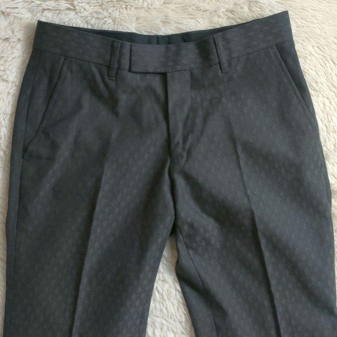 トルネードマート セットアップ ベルボトム ジオメトリック柄 ブラック L