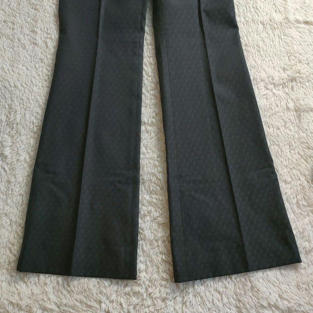 トルネードマート セットアップ ベルボトム ジオメトリック柄 ブラック L