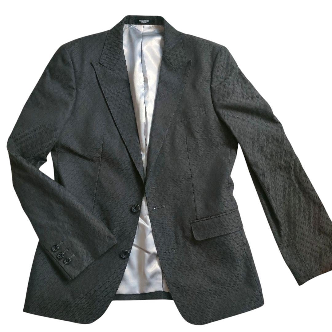 トルネードマート セットアップ ベルボトム ジオメトリック柄 ブラック L