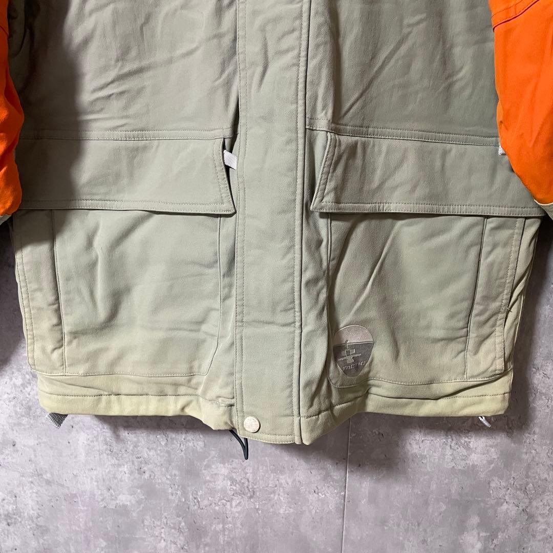 Burtonバートンスキーウェアスノーボードジャケットブルゾンベージュオレンジ