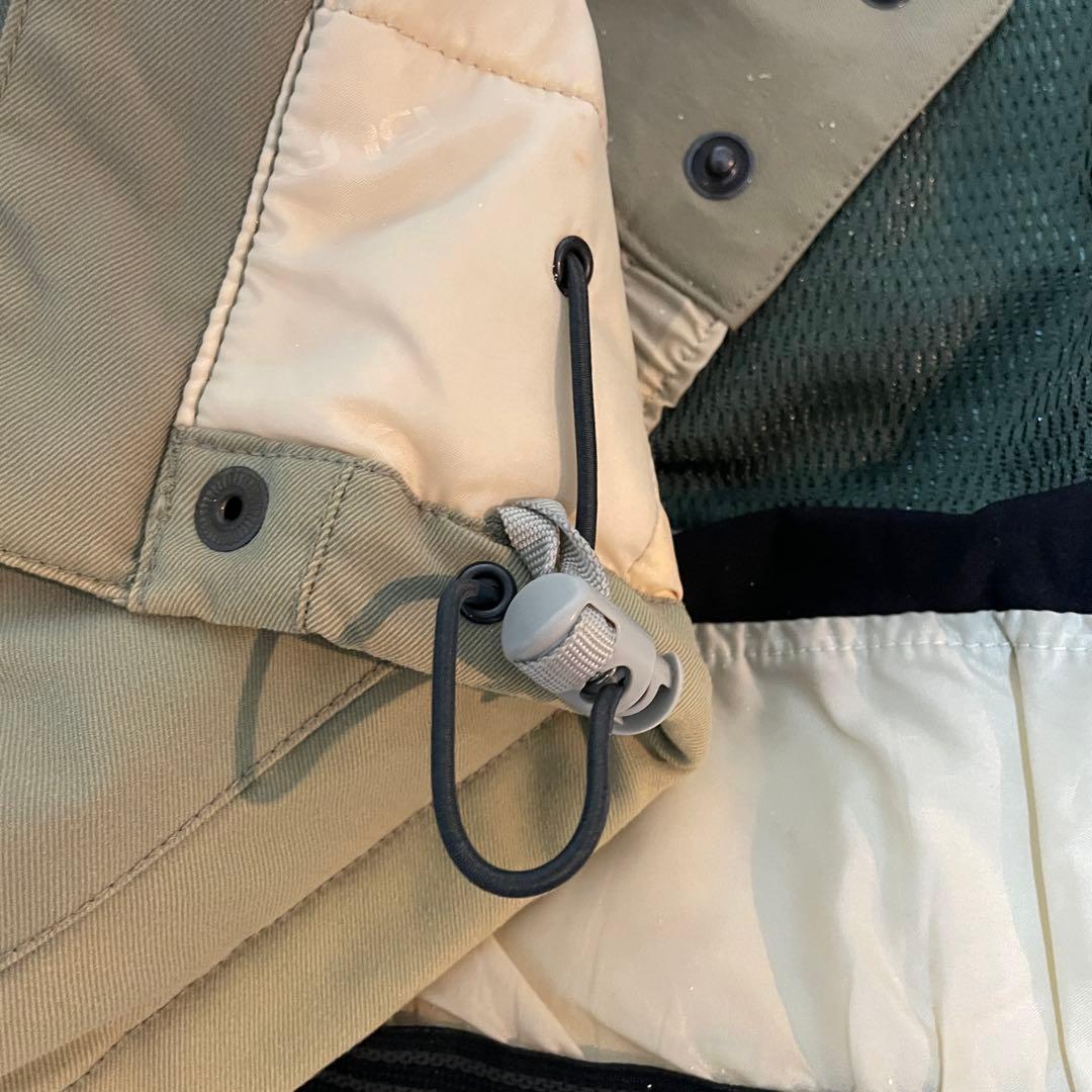 Burtonバートンスキーウェアスノーボードジャケットブルゾンベージュオレンジ