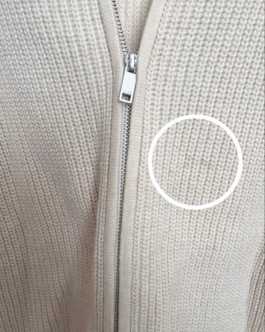 みんです　 clane zipcollarknitvest サイズ2