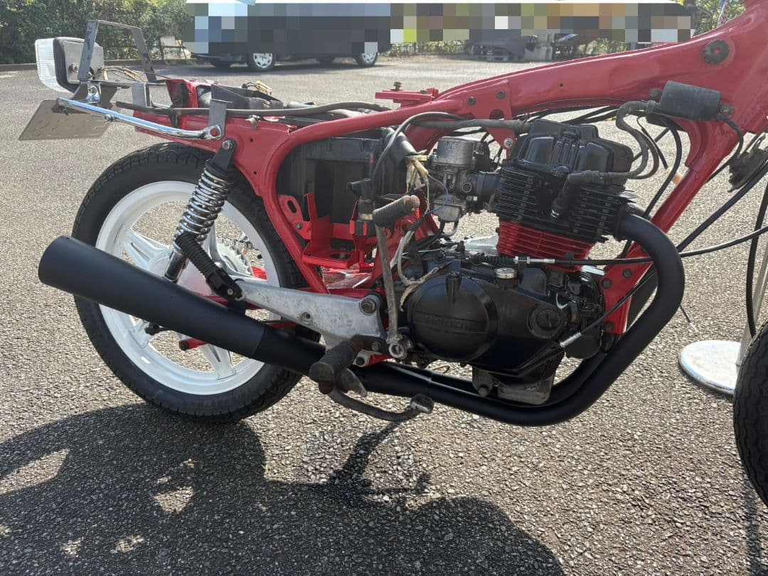 ホークⅢ　ショート管　メガホン　ブラック　100π　CB250N CB400N