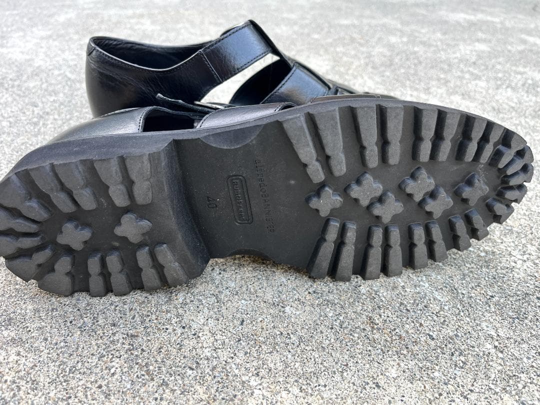 【使用回数2回のみ】alfredoBANNISTER 本革 グルカサンダル