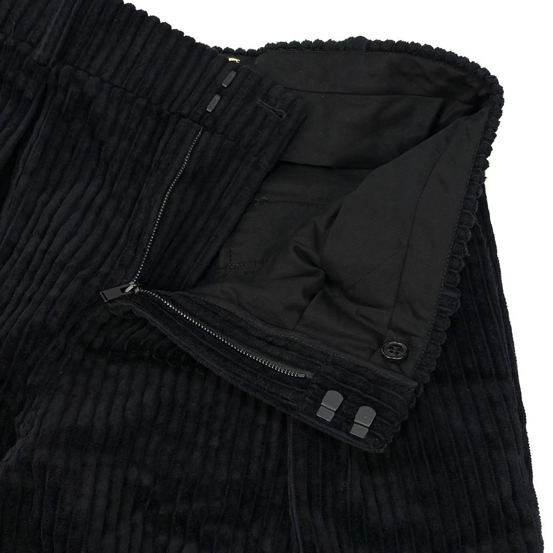 極美品 SAINT LAURENT PARIS 1タックコーデュロイトラウザーズ