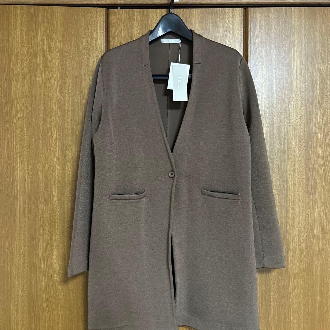 iCB ノーカラージャケット　サイズL 定価33,000円