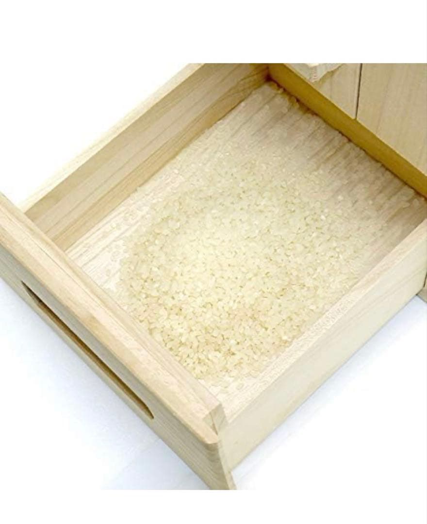 【美品・1ヶ月使用】竹本木箱店 総桐 計量米びつ 30kg用 日本製