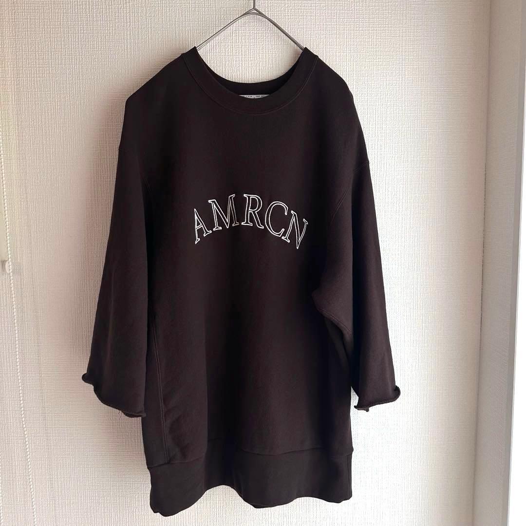 美品　アメリカーナ　スウェット　ブラウン　フリーサイズ