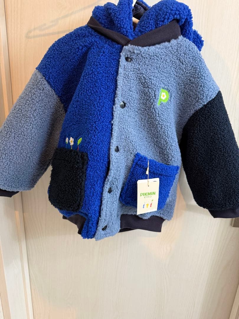 k*t様 新品】ピクミン BREEZE リバーシブルボアブルゾン ブルー 120