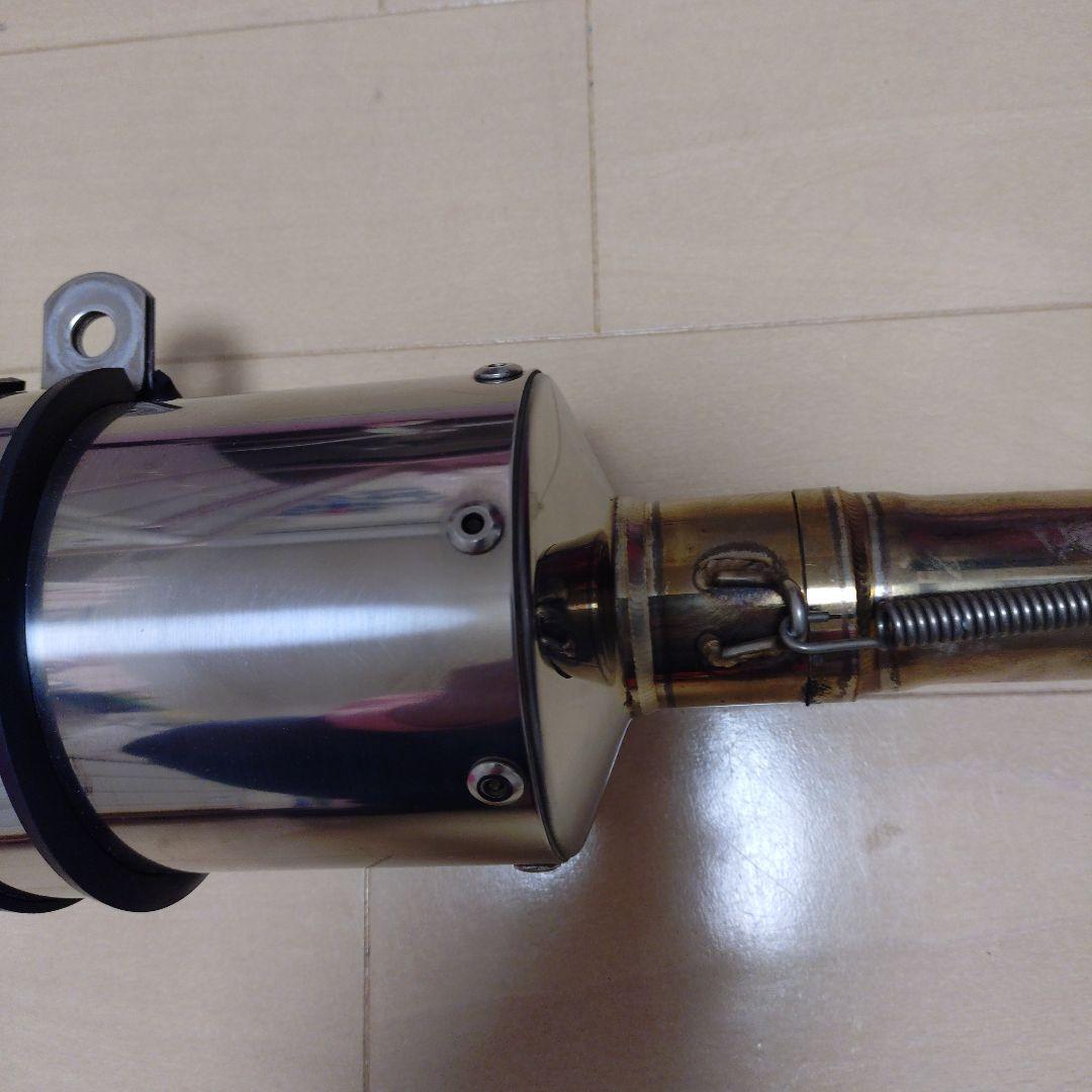 BEAMS ステンレス スリップオンマフラー ヤマハ トリッカー用　美品