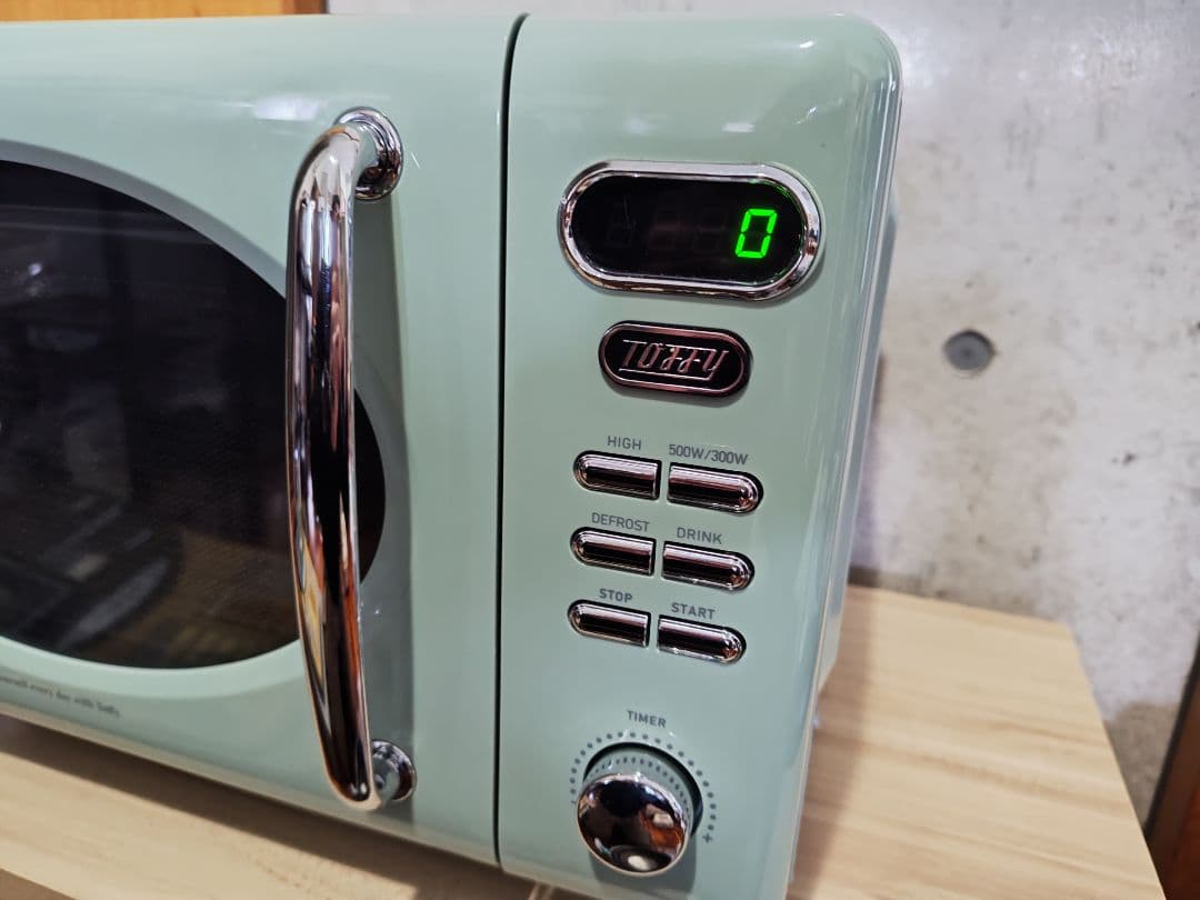 2021年製 LADONNA Toffy 電子レンジ ミントグリーン