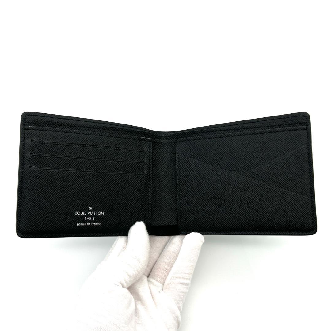 【極美品】ルイヴィトン　タイガ　ポルトフォイユ　ミュルティプル　メンズ　折財布