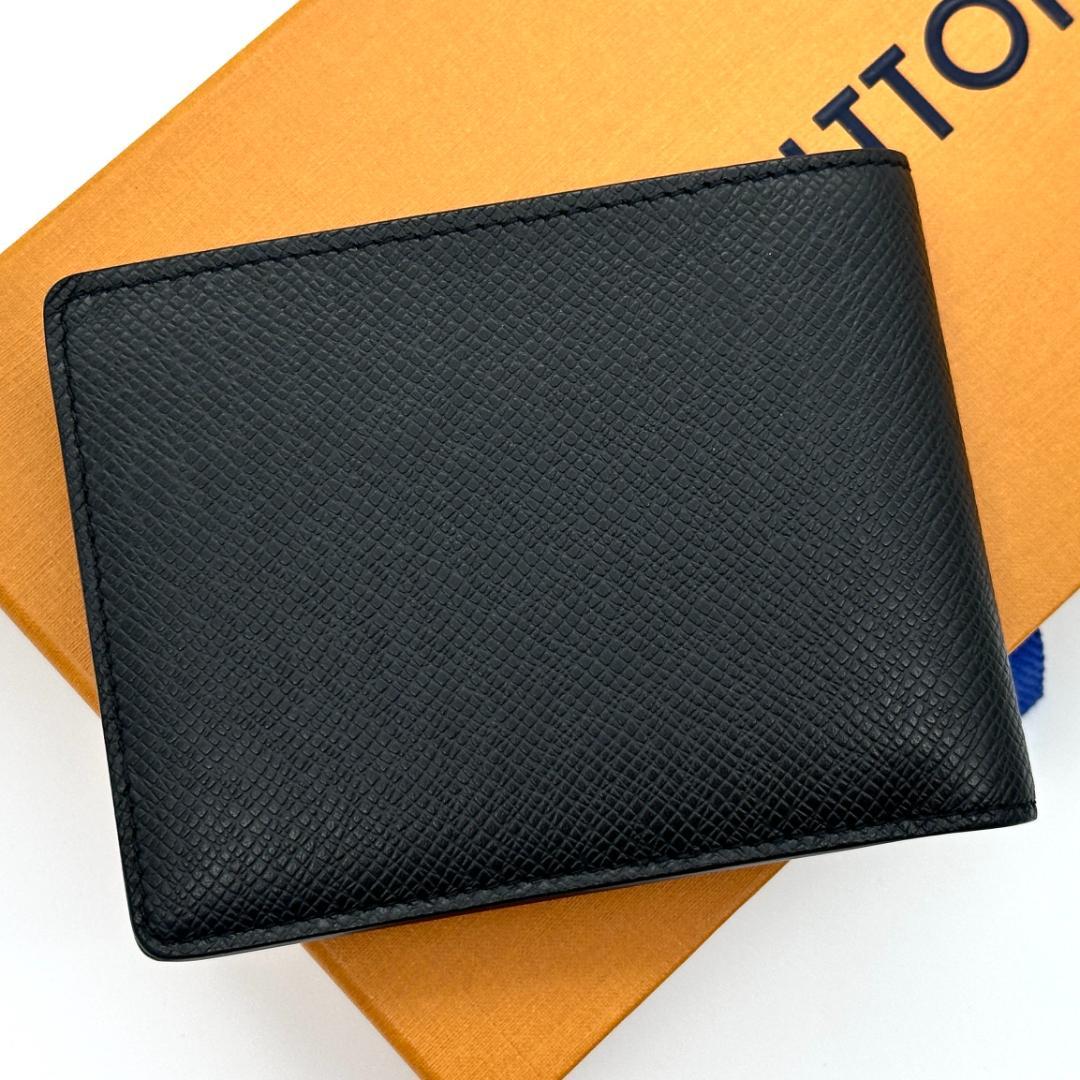 【極美品】ルイヴィトン　タイガ　ポルトフォイユ　ミュルティプル　メンズ　折財布