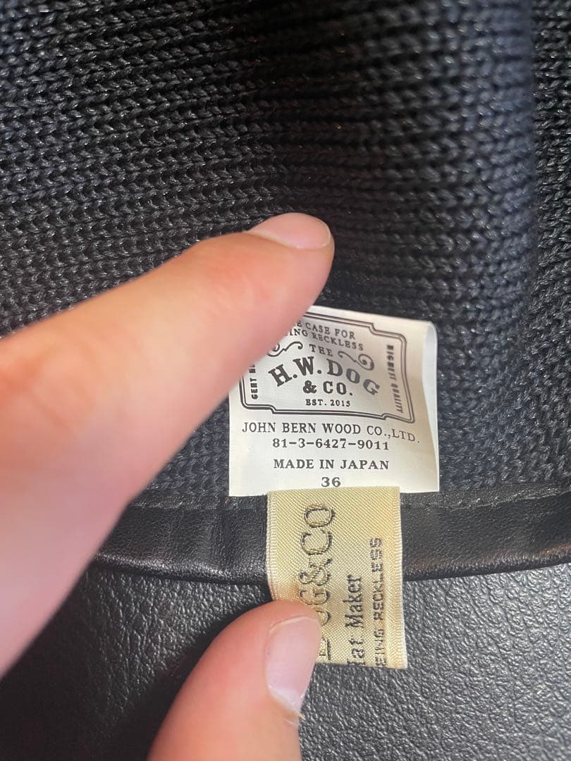 【即完売】THE H.W.DOG&CO. LEATHER 62 BERET