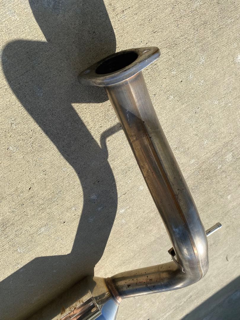 シビック　EF系　フジツボ　車検対応　ステンレス製ポリッシュマフラー