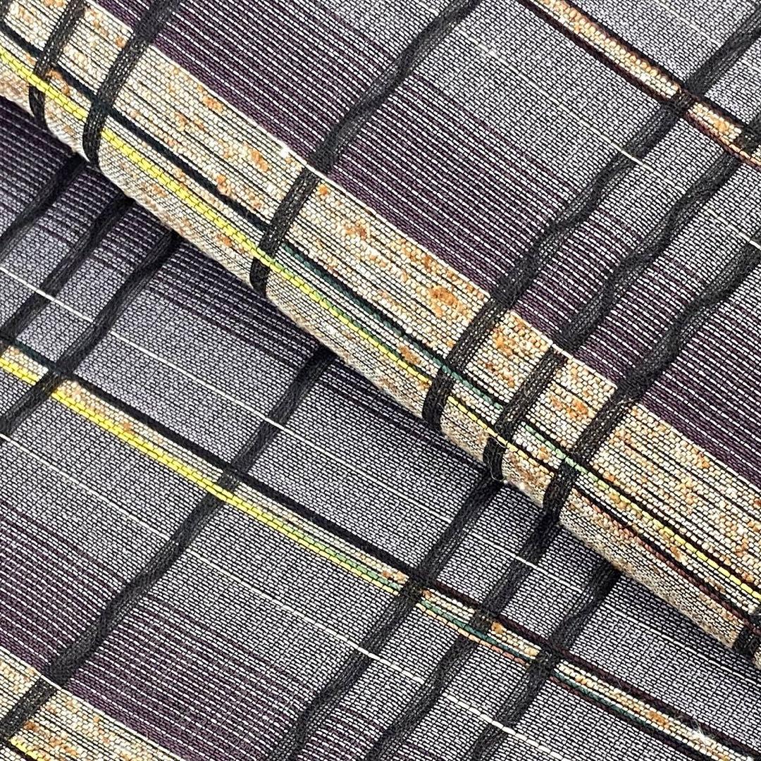 商談中⭐︎O0347 新品 単衣 夏向き 藤本仁謹製 正絹 名古屋帯