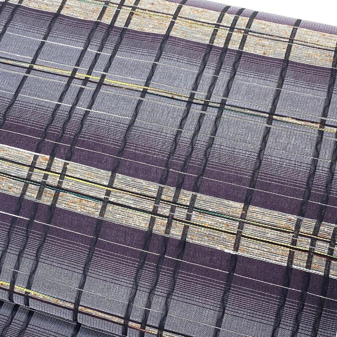 商談中⭐︎O0347 新品 単衣 夏向き 藤本仁謹製 正絹 名古屋帯