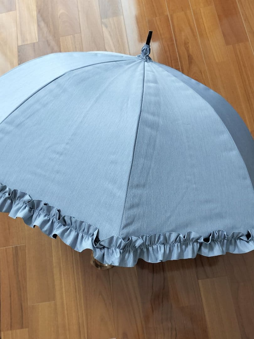 サンバリア100　長傘Mサイズ フリル / フロスト