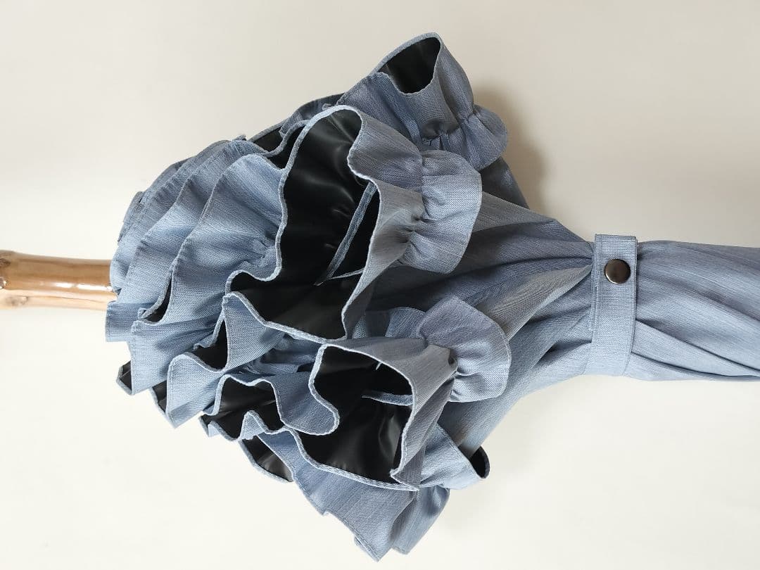 サンバリア100　長傘Mサイズ フリル / フロスト