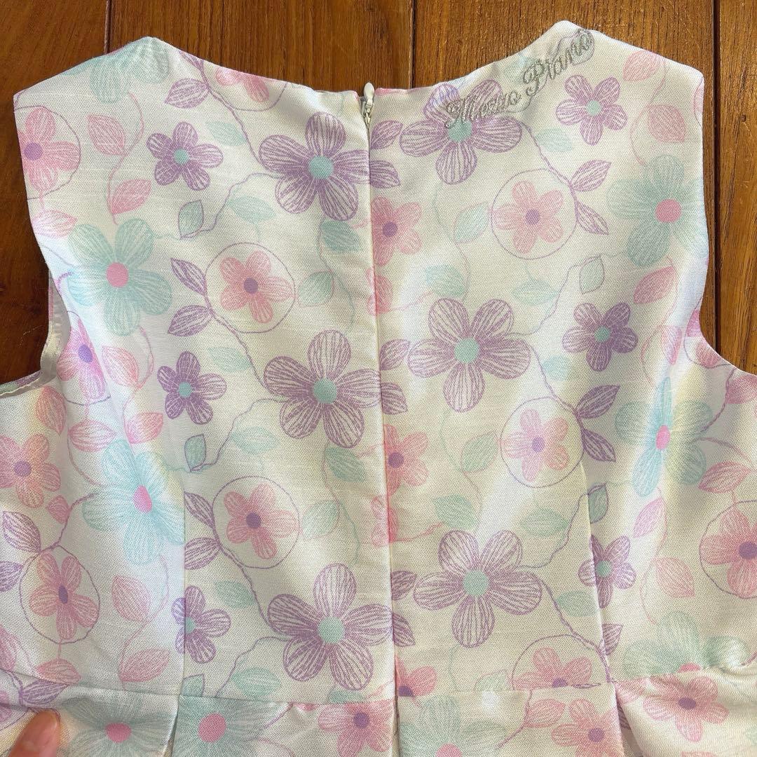 mezzo piano メゾピアノ花柄ドレスとジャケットセット 120cm