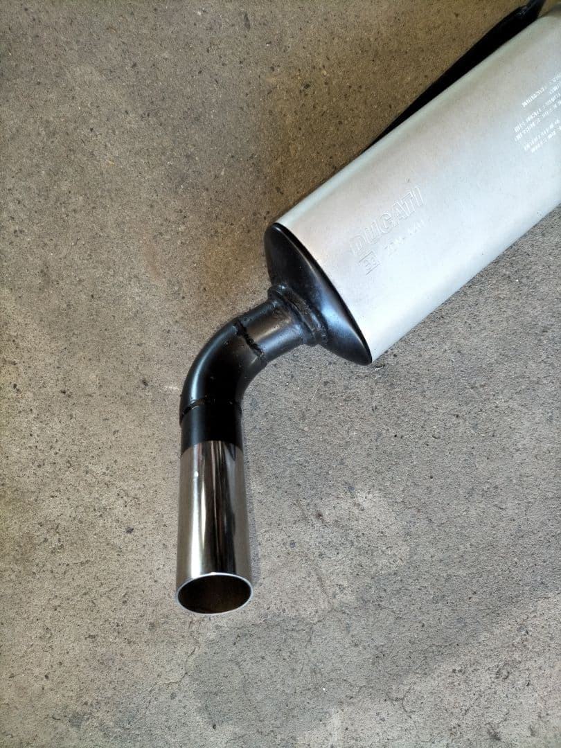 か*娘様 サンバーTT2用　ドゥカティマフラー加工