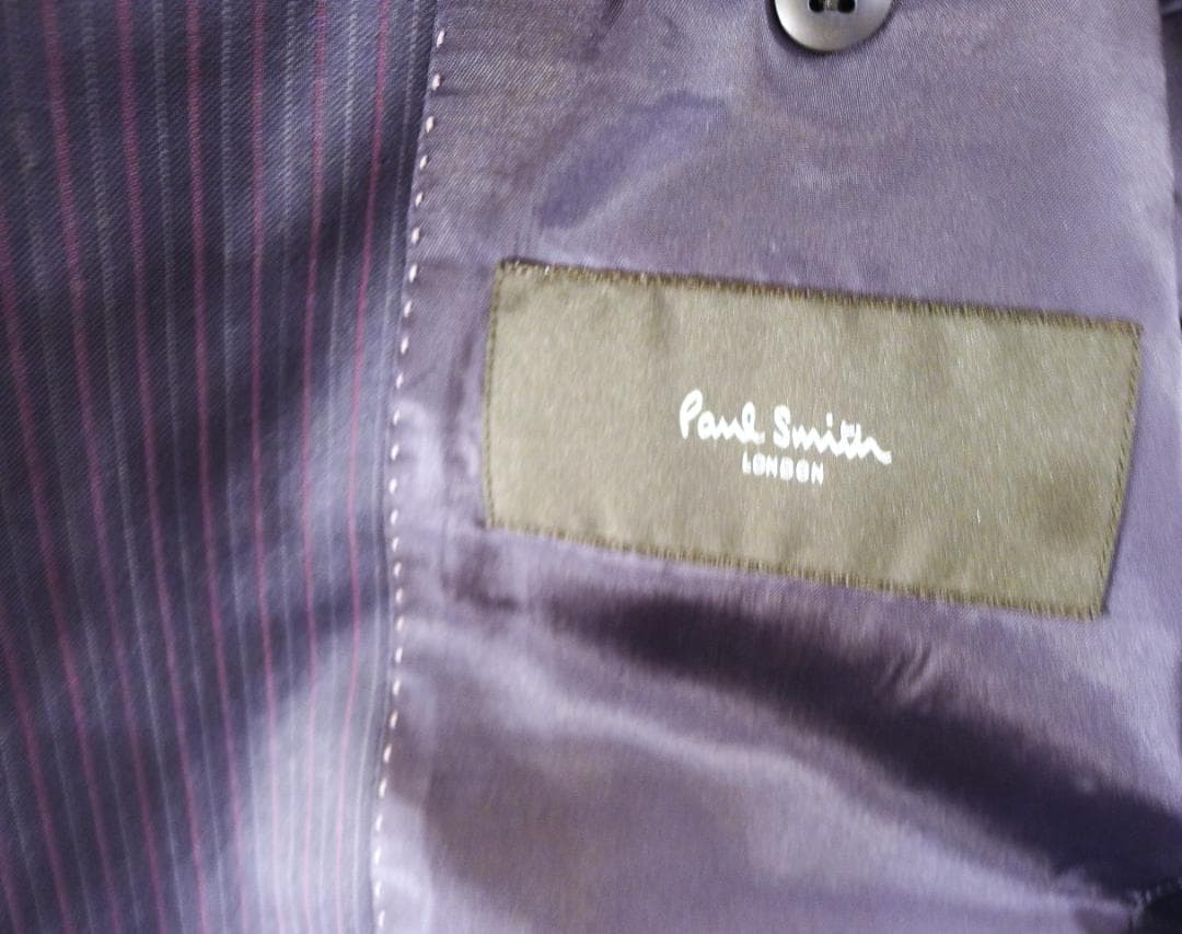 メンズ●【ポールスミス】ネービーカラーピンストライプスーツ美品●