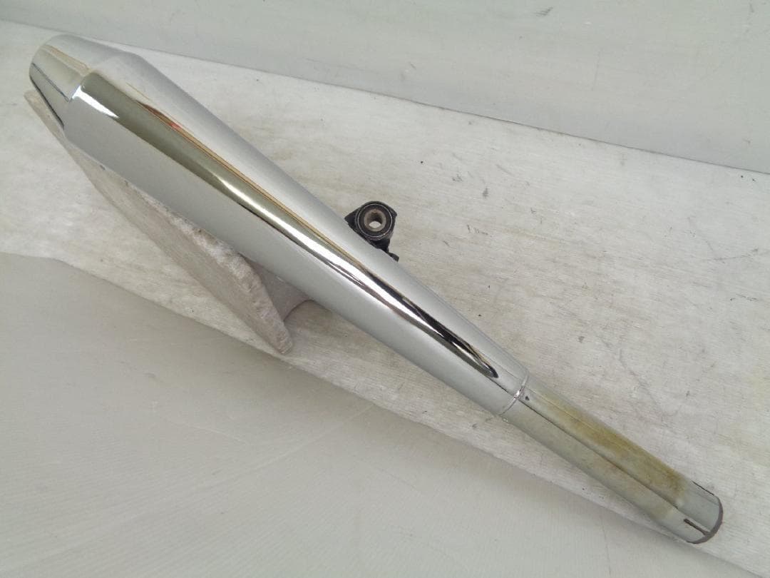 SR400 キャブ 78-09 デイトナ メガホン スリップオン マフラー