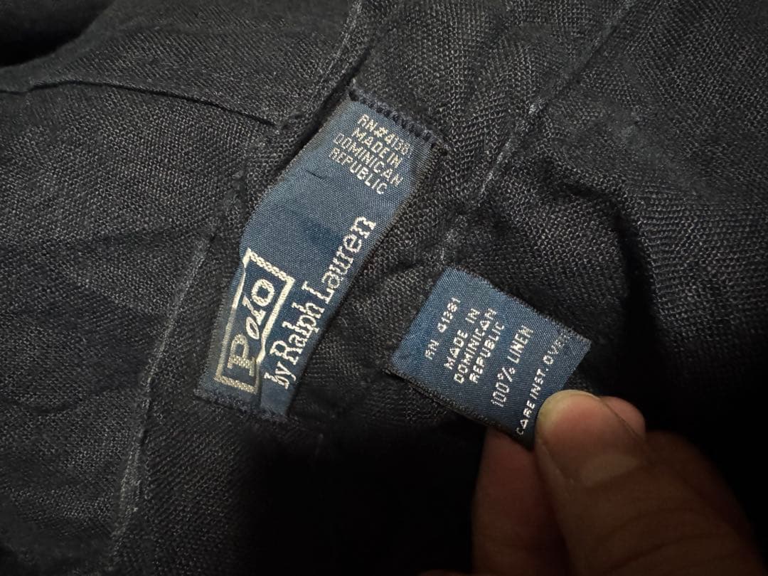 ラルフローレン リネン ベイカー タイプ パンツ