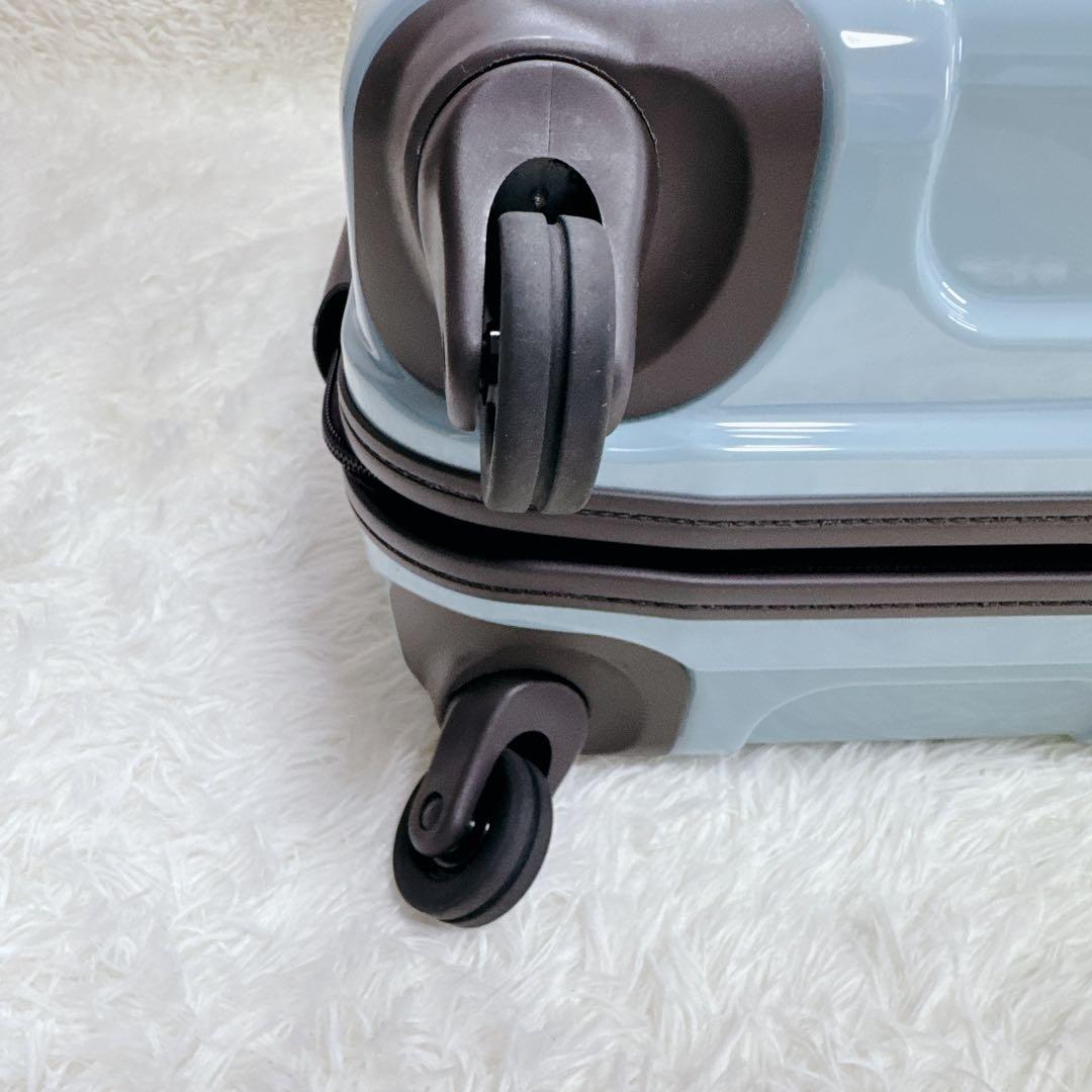 【極美品】 プロテカ キャリーケース 機内持ち込み可能 日本製 ピーコックブルー