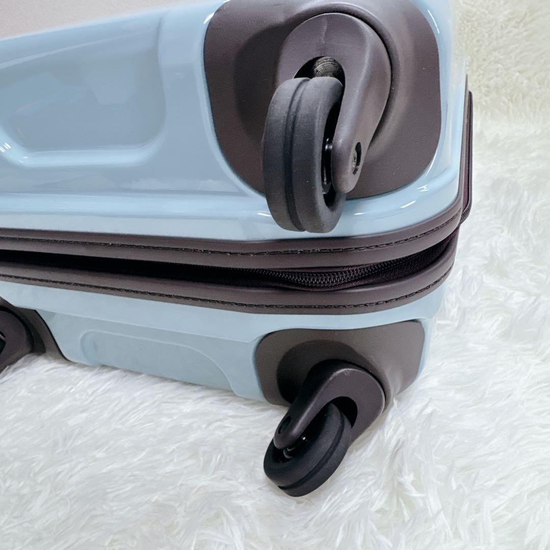 【極美品】 プロテカ キャリーケース 機内持ち込み可能 日本製 ピーコックブルー