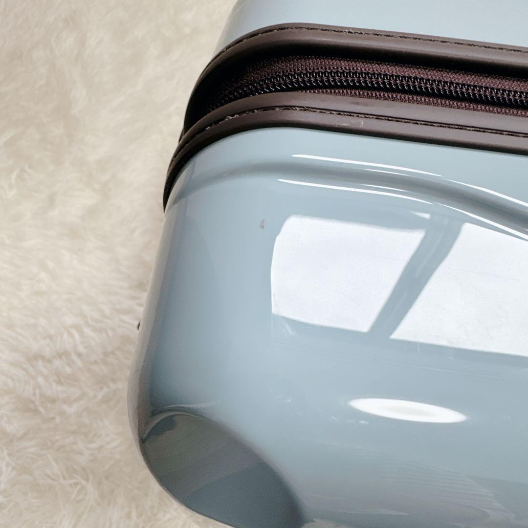 【極美品】 プロテカ キャリーケース 機内持ち込み可能 日本製 ピーコックブルー