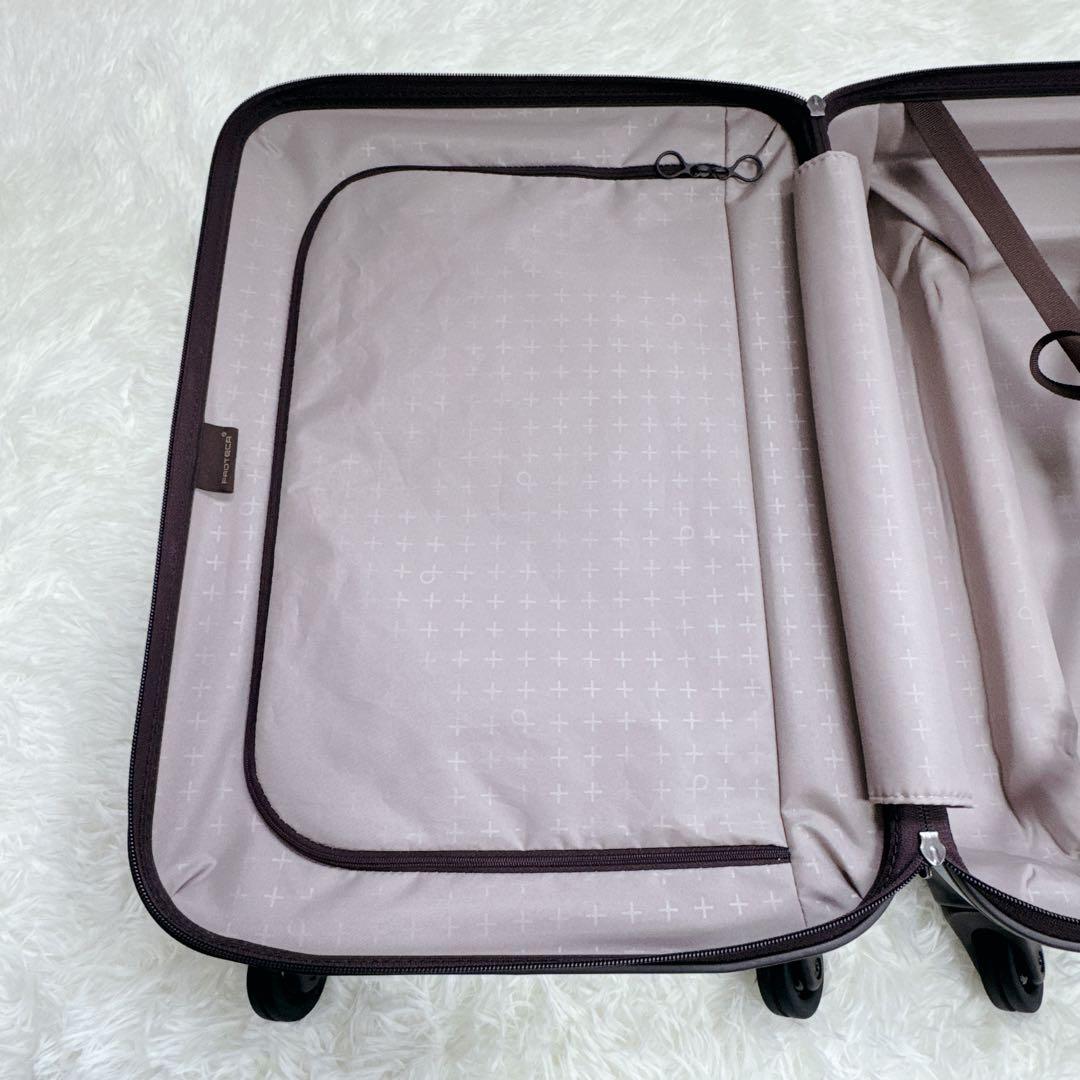 【極美品】 プロテカ キャリーケース 機内持ち込み可能 日本製 ピーコックブルー