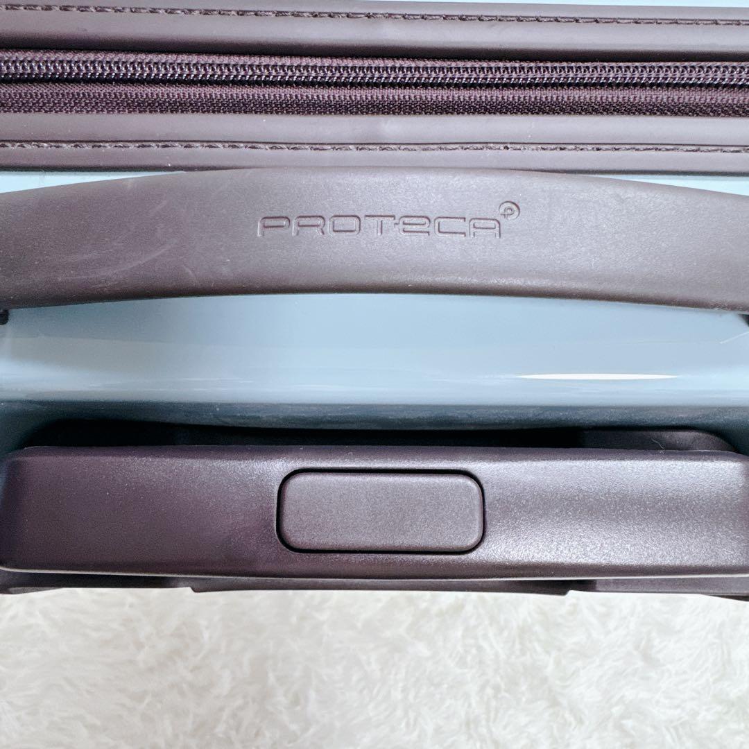 【極美品】 プロテカ キャリーケース 機内持ち込み可能 日本製 ピーコックブルー