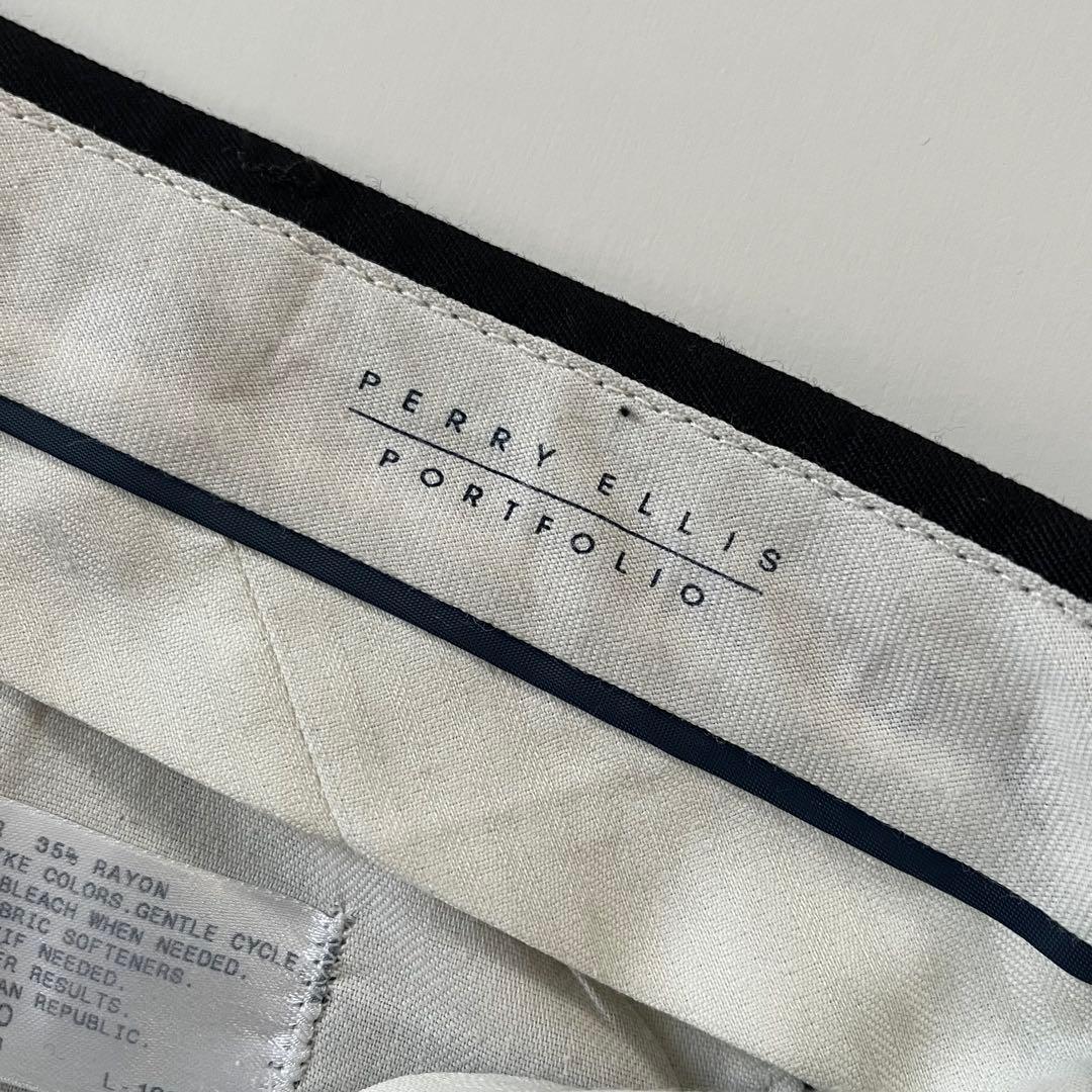 90s perry ellis ペリーエリス スラックス ブラック