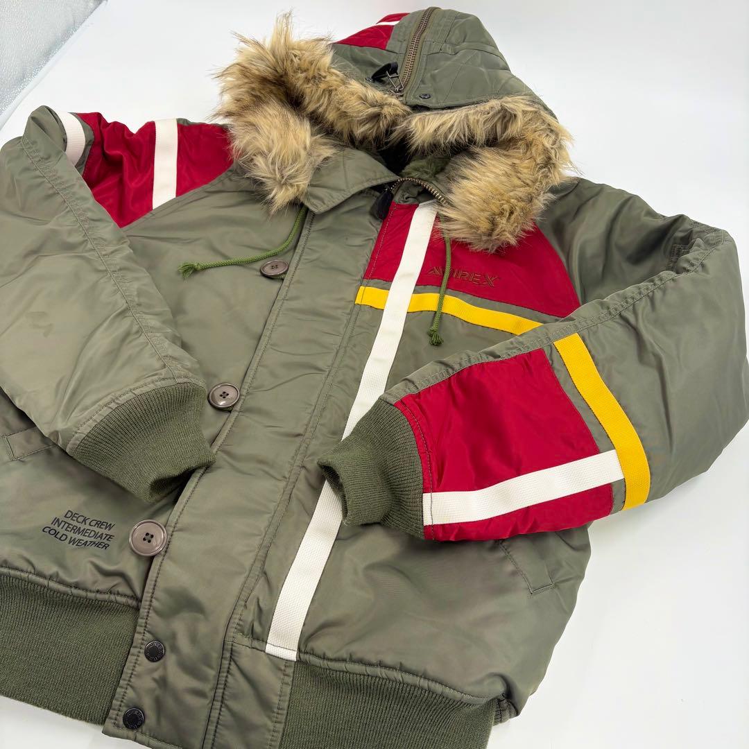 美品　AVIREX DECK CREW N-2B JACKET 747