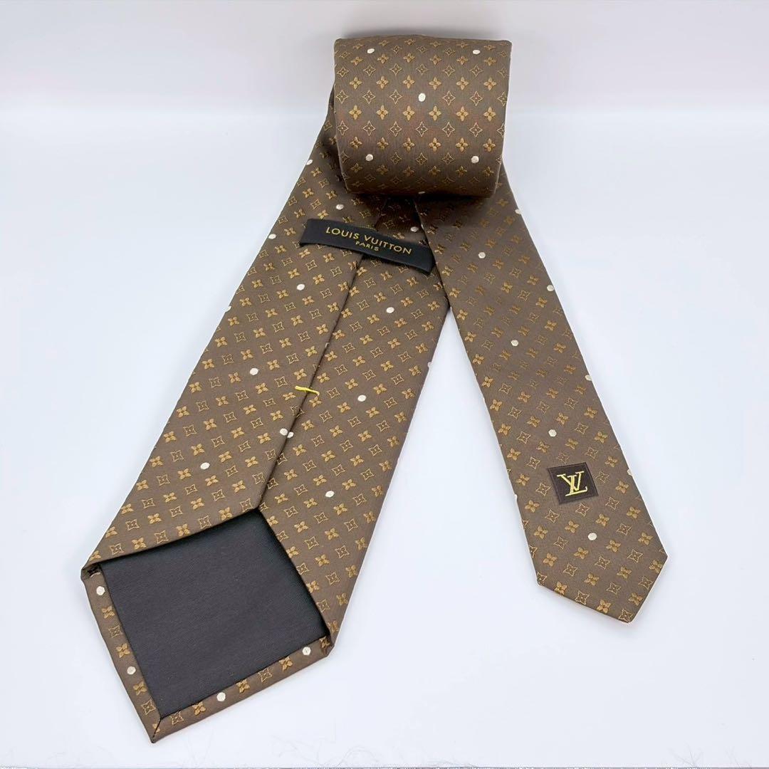 LOUIS VUITTON ヴィトン モノグラム フラワー ネクタイ
