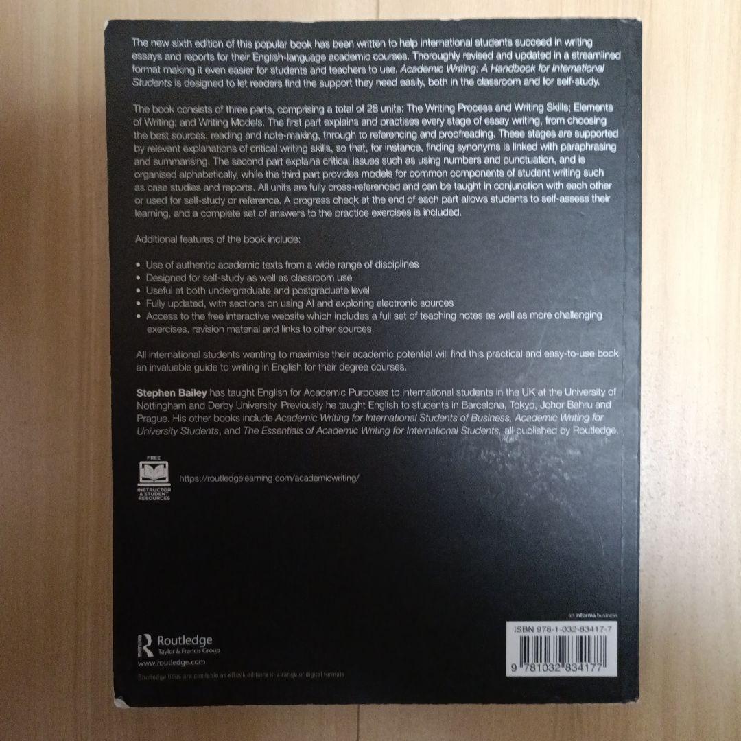 語学・辞書・学習参考書 Academic Writing 6th Edition