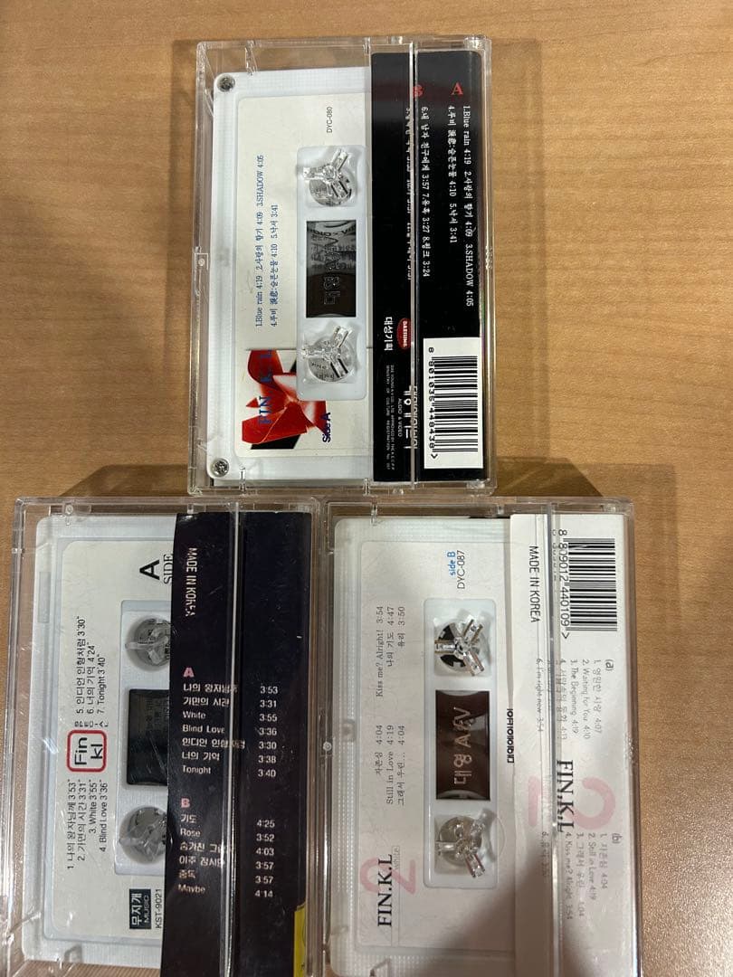 FIN.K.L カセットテープ 3枚セット